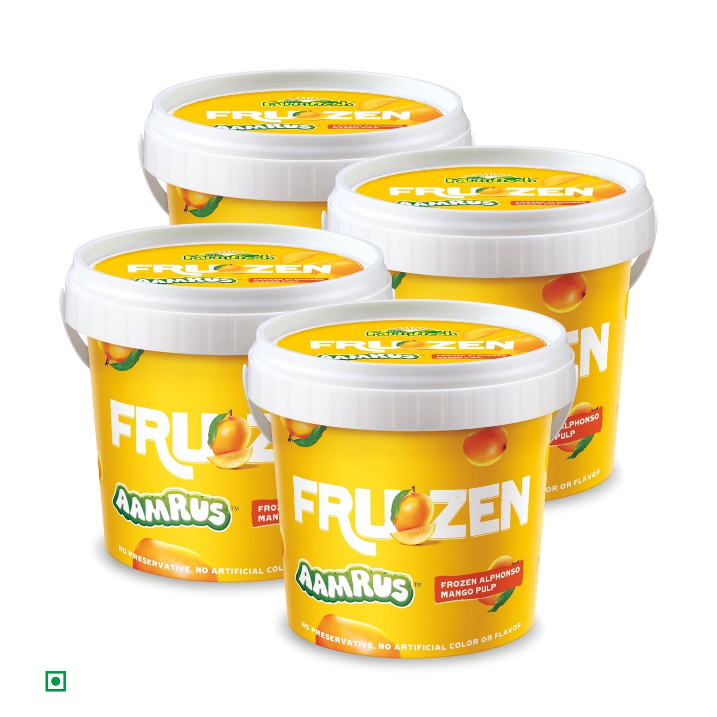 FRUZEN Alphonso Mango Pulp - Jain Farm Fresh Foods Ltd