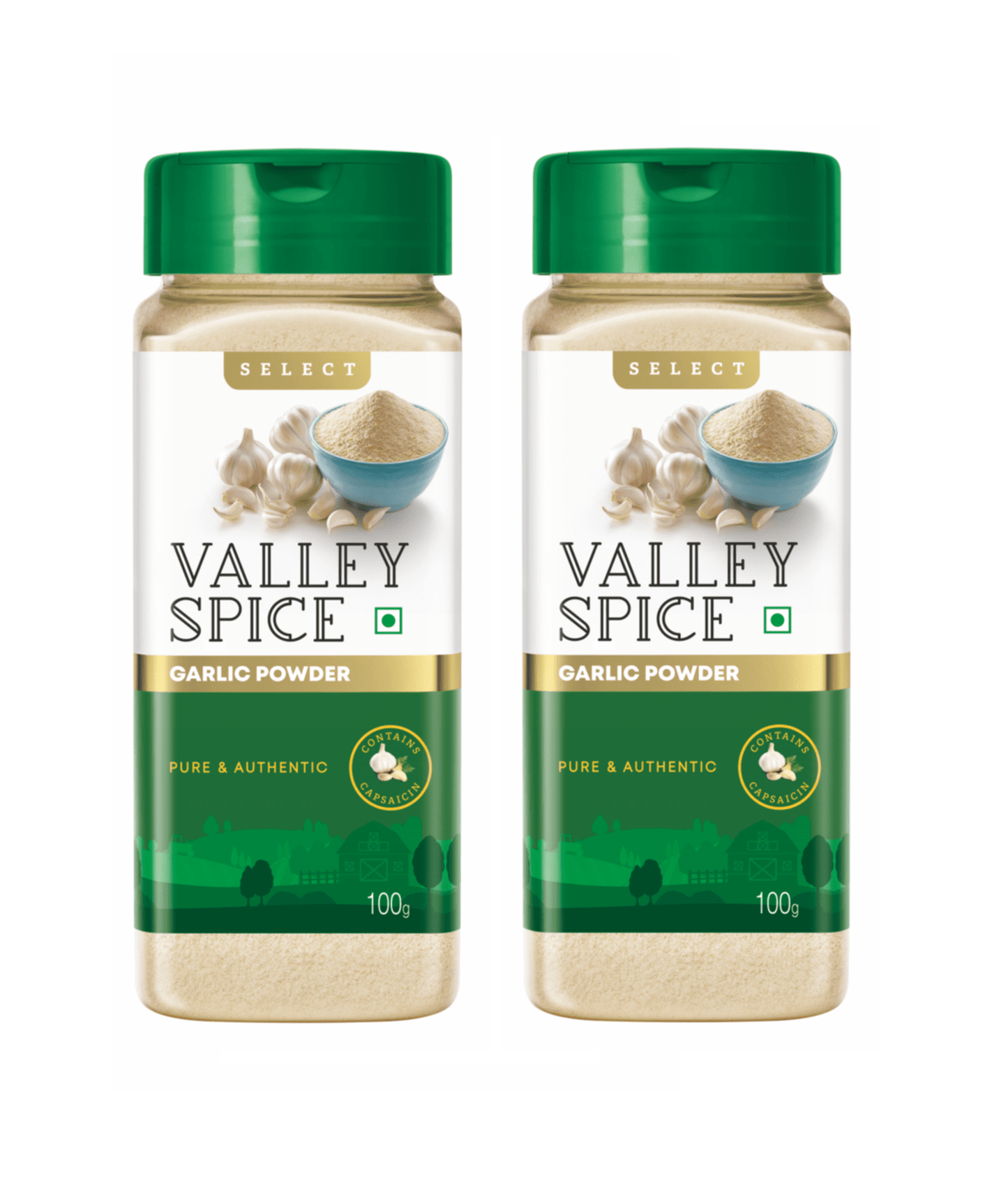 Valley Spice Garlic Powder – 100g (Pack of 2) - Jain Farm Fresh Foods Ltd