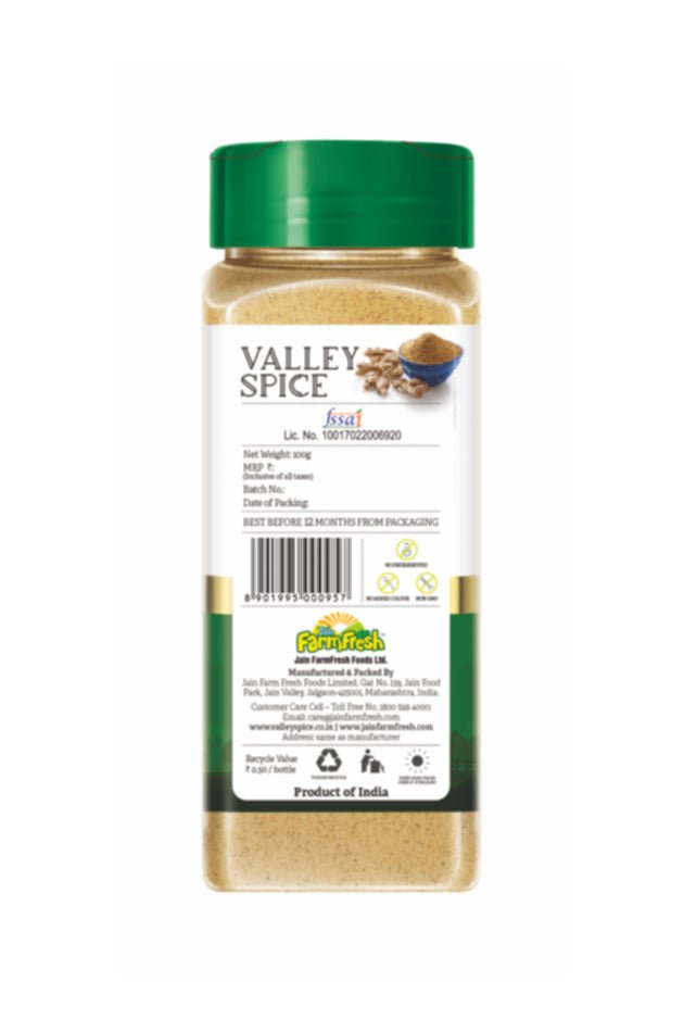 Valley Spice Ginger Powder – 100g (Pack of 2) - Jain Farm Fresh Foods Ltd