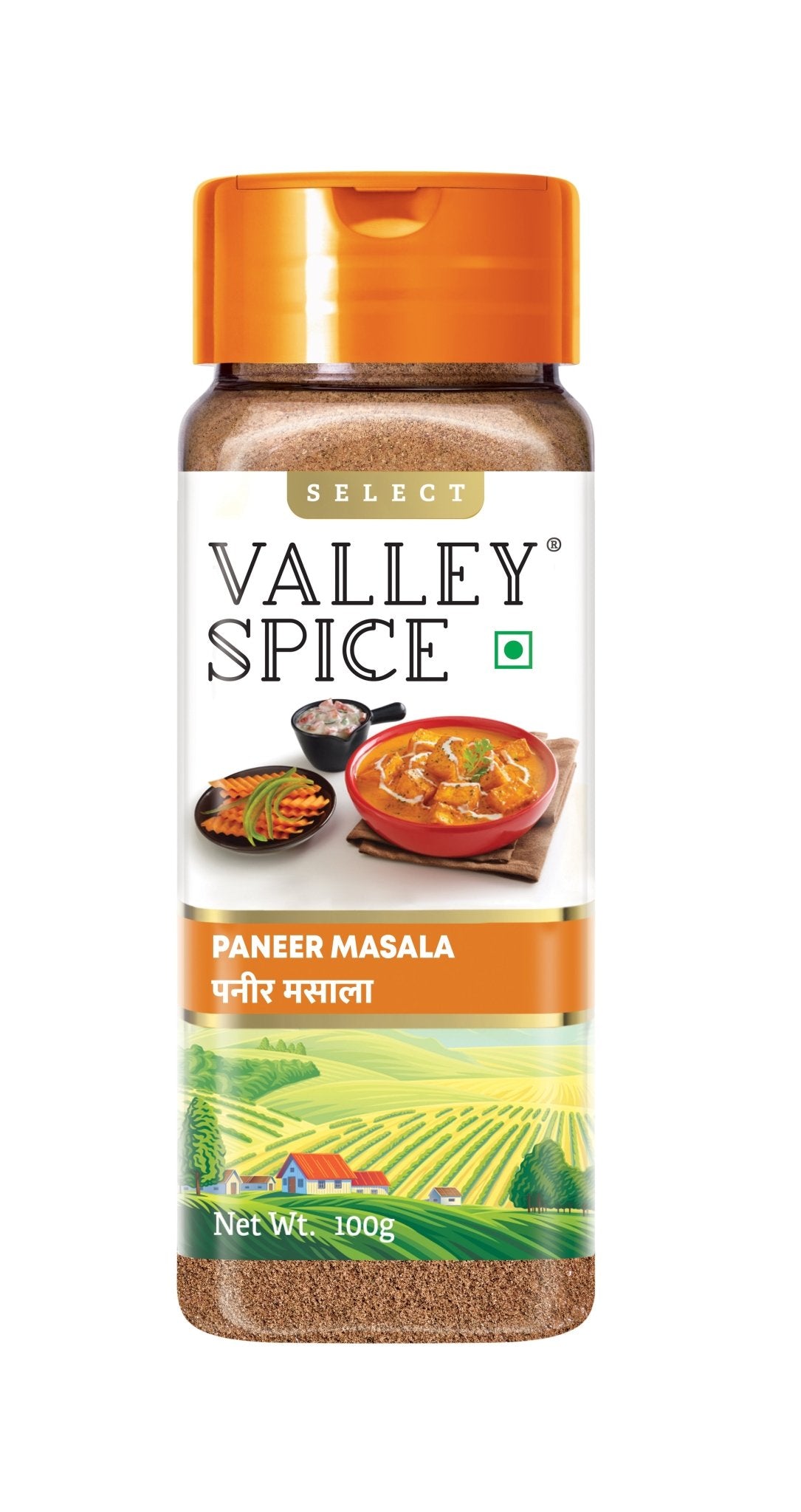 Valley Spice Paneer Masala Powder –100g (Pack of 2) |Paneer Masala Powder |Natural |100g x 2 – PET Bottle - Jain Farm Fresh Foods Ltd
