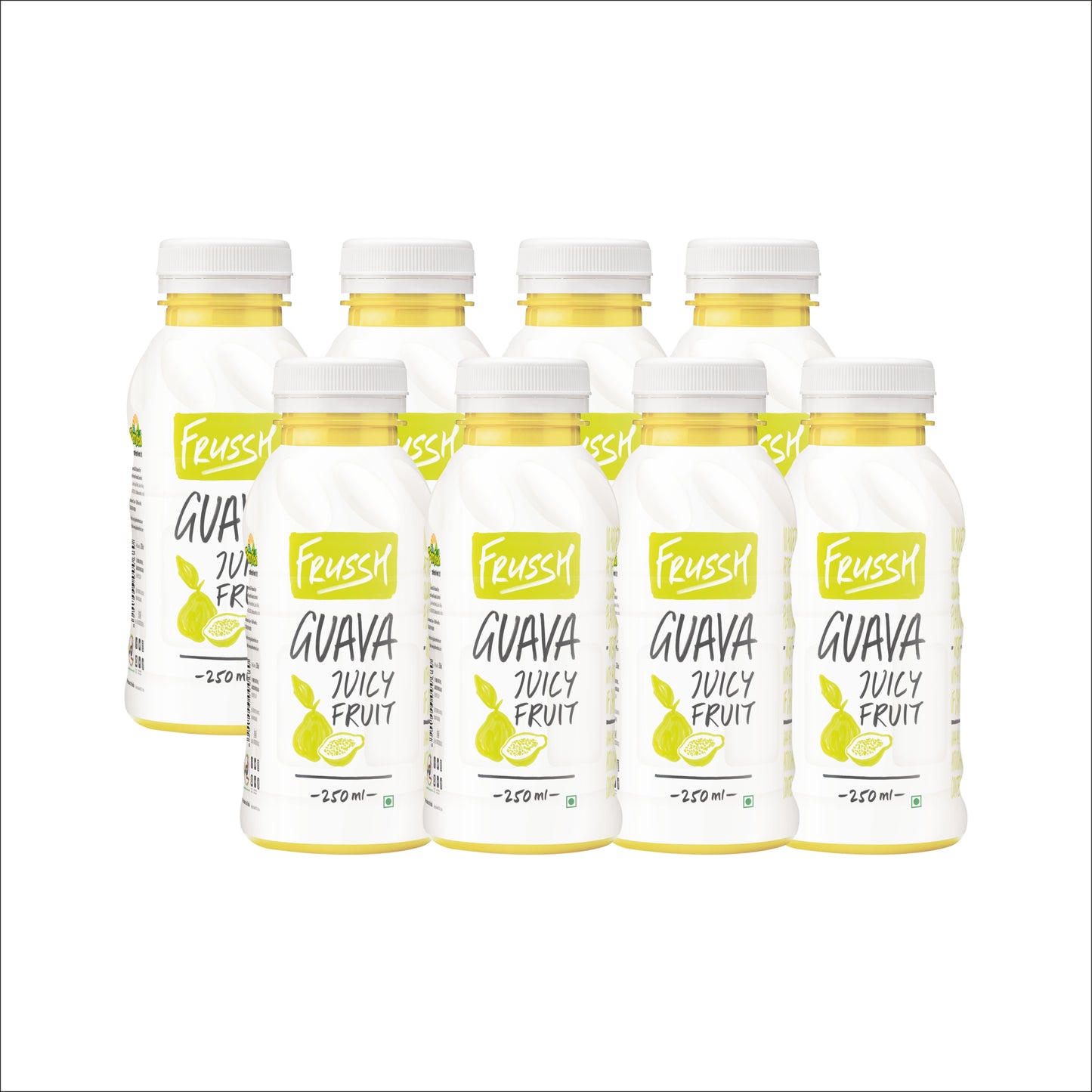 FRUSSH Guava Juice – 250ml (Pack of 8)