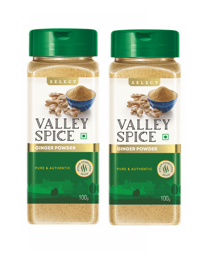 Valley Spice Ginger Powder – 100g (Pack of 2)