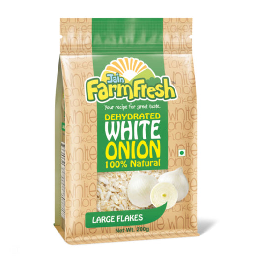 Jain Farm Fresh Dehydrated White Onion Flakes