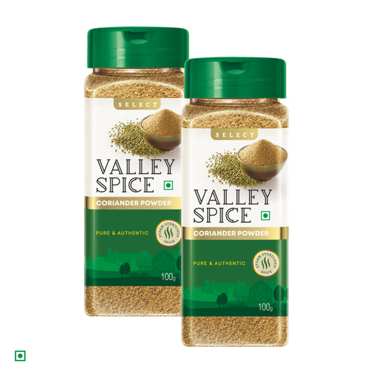 Valley Spice Coriander Powder – 100g (Pack of 2)