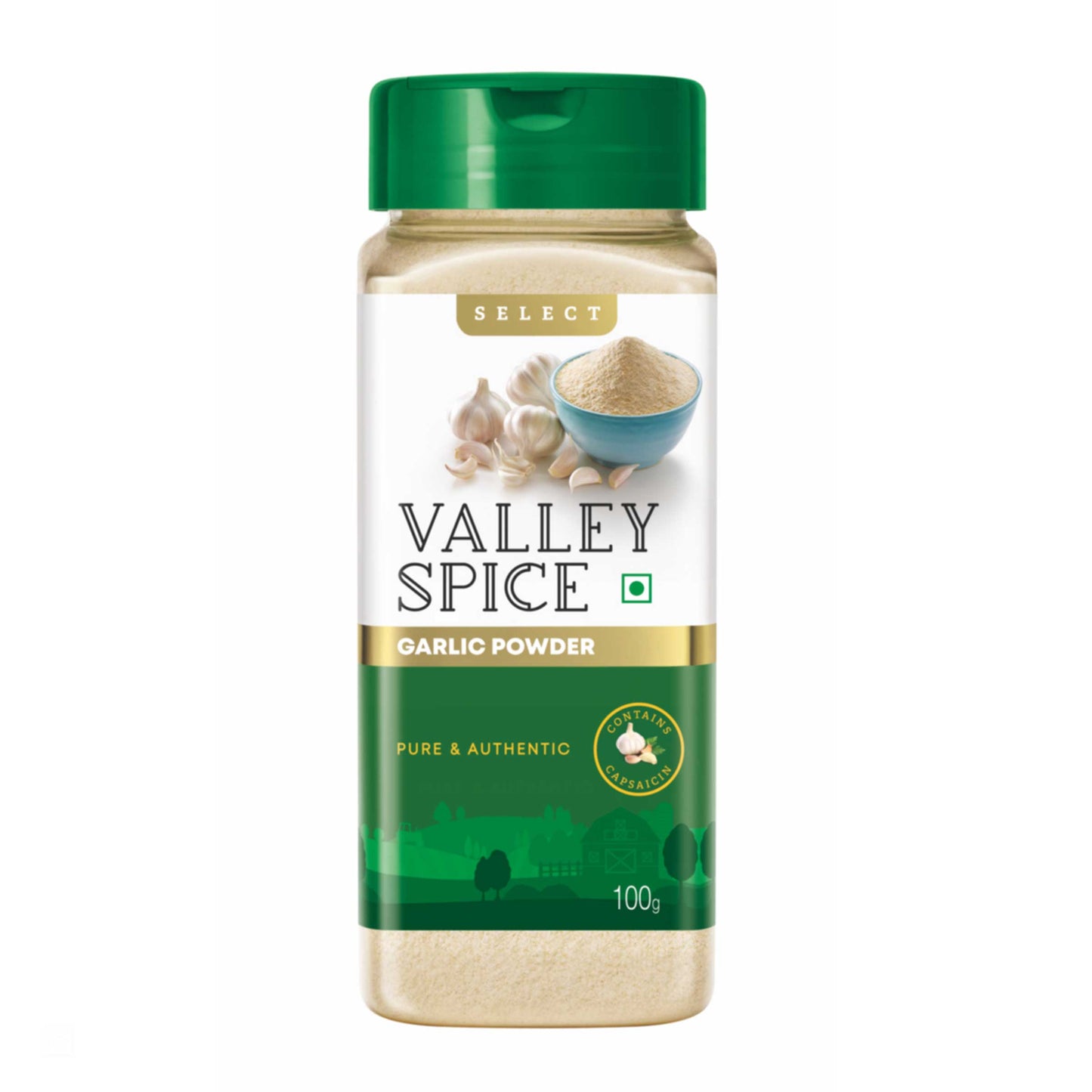 Valley Spice Garlic Powder – 100g (Pack of 2)