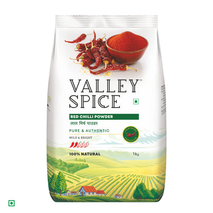 Valley Spice Red Chilli Powder (Mild & Bright)