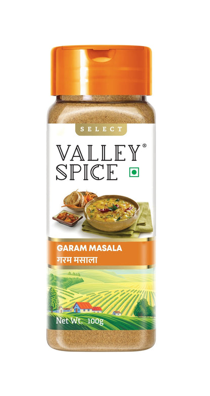 Valley Spice Garam Masala Powder –100g (Pack of 2) |Garam Masala Powder |Natural |100g x 2 – PET Bottle - Jain Farm Fresh Foods Ltd