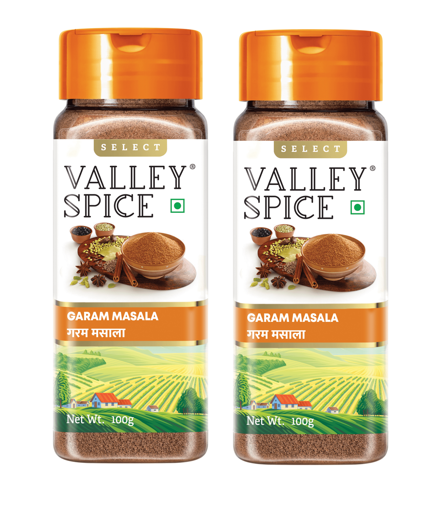 Valley Spice Garam Masala Powder –100g (Pack of 2) |Garam Masala Powder |Natural |100g x 2 – PET Bottle - Jain Farm Fresh Foods Ltd