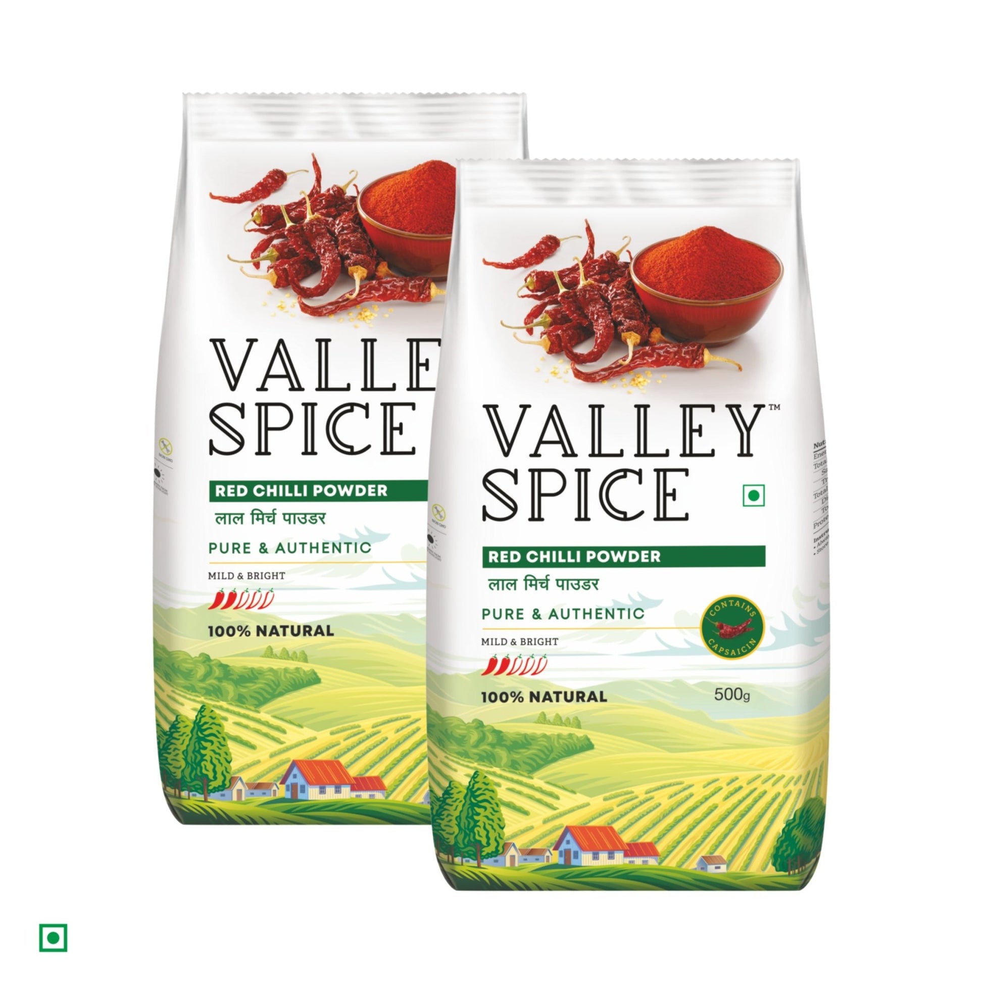 Valley Spice Red Chilli Powder (Mild & Bright) - Jain Farm Fresh Foods Ltd