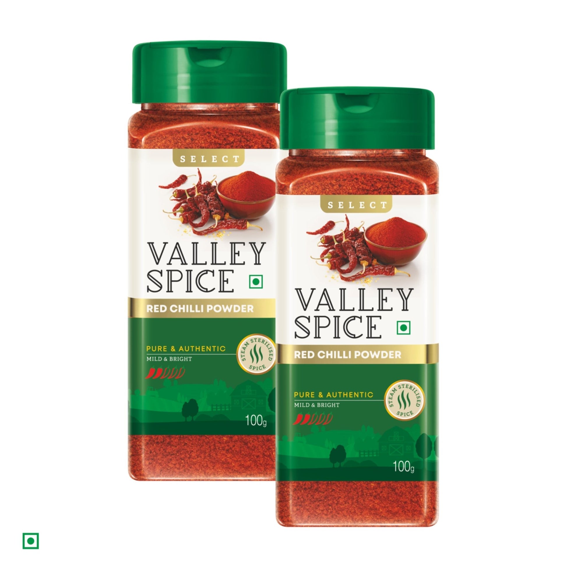 Valley Spice Red Chilli Powder (Mild & Bright) - Jain Farm Fresh Foods Ltd