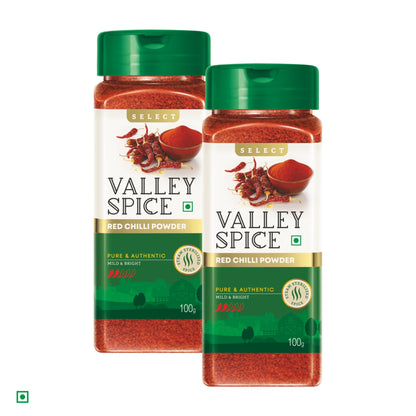 Valley Spice Red Chilli Powder (Mild & Bright) - Jain Farm Fresh Foods Ltd